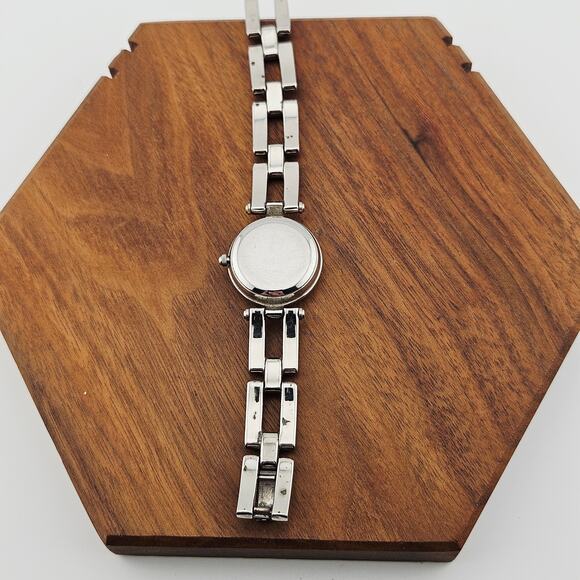 Fossil Women's Silver Tone Round Blue Dial Bracelet Watch Retro Link ES-8931 - Picture 5 of 7